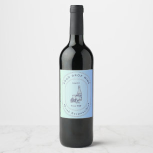 Rótulo De Garrafa De Cerveja Logótipo do vinho