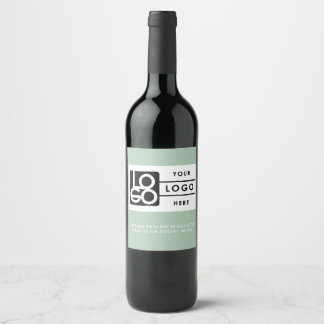 Rótulo De Garrafa De Cerveja Logotipo Empresarial Corporativo Empresa Minimalis
