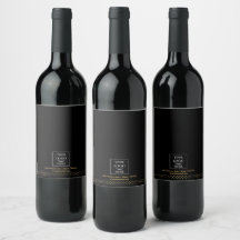 Logotipo Moderno de Negócios Pontos Dourados Preto