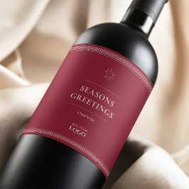 Rótulo De Garrafa De Cerveja Logotipo Personalizado Negócios Cliente Férias Obr