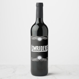 Rótulo De Garrafa De Cerveja Lowrider