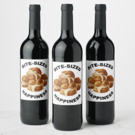 Rótulo De Garrafa De Cerveja Lucrativos da Felicidade de Bite