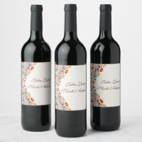 Luxo Caprichoso Marfim Estilo Floral Borda Casamen