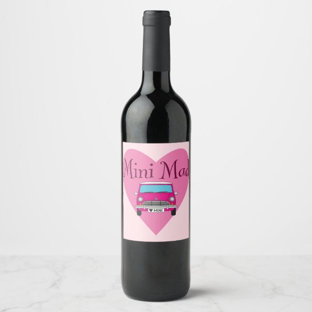 Rótulo De Garrafa De Cerveja Mad Mini Lovers (Frente)
