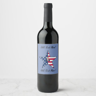 Rótulo De Garrafa De Cerveja ~ MAGA da estrela de Donald J. Trump~ President~