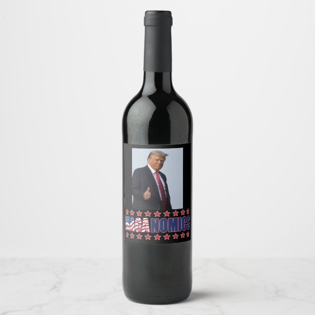Rótulo De Garrafa De Cerveja Maganomics Trump 2024 (Frente)