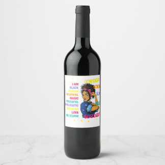 Rótulo De Garrafa De Cerveja Mágica Negra Educada 77