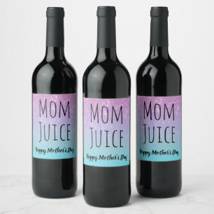 Rótulo De Garrafa De Cerveja Mamãe Juice