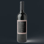 Rótulo De Garrafa De Cerveja Mandalala Geométrico Romântico Rosa Suave Preto<br><div class="desc">Mandalala Geométrico Romântico Rosa Suave Preto</div>