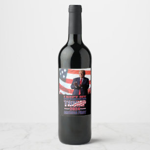 Rótulo De Garrafa De Cerveja Mantive as minhas promessas - Trump 2024