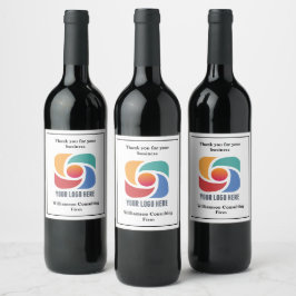 Rótulo De Garrafa De Cerveja Marketing personalizável da empresa de logotipos e