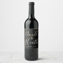 Mármore Meia-Noite Dourado Preto & Dourado Casamen