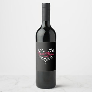 Rótulo De Garrafa De Cerveja Melhor Mimi De Arte Da mamãe