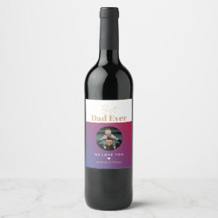 Rótulo De Garrafa De Cerveja Melhor pai de sempre