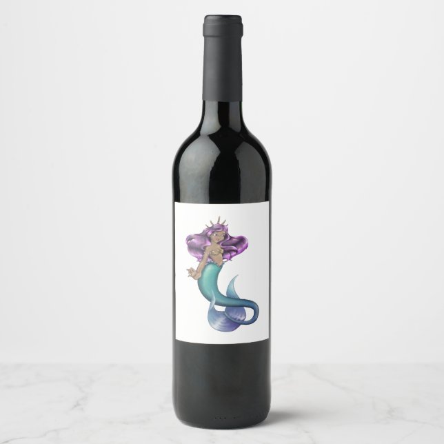 Rótulo De Garrafa De Cerveja Mermaid Iole (Frente)