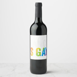 Rótulo De Garrafa De Cerveja Meu Fio É Gay, Camisa LGBT, Presente De Casamento