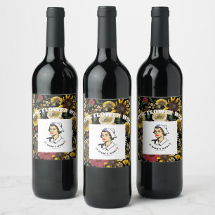Rótulo De Garrafa De Cerveja Mikitiez terra, terra, natureza, rosa