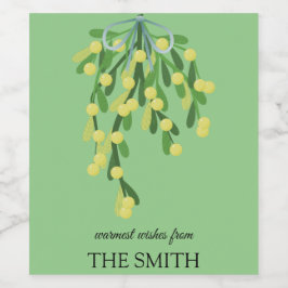 Rótulo De Garrafa De Cerveja Mistol verde pastel