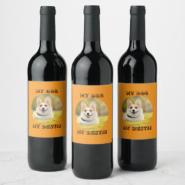 Rótulo De Garrafa De Cerveja Modelo de Fotografia Personalizado para Meu Cachor
