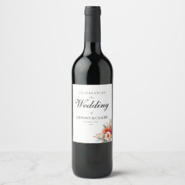 Rótulo De Garrafa De Cerveja Moderno Roteiro Minimalista Simples Elegante Chic