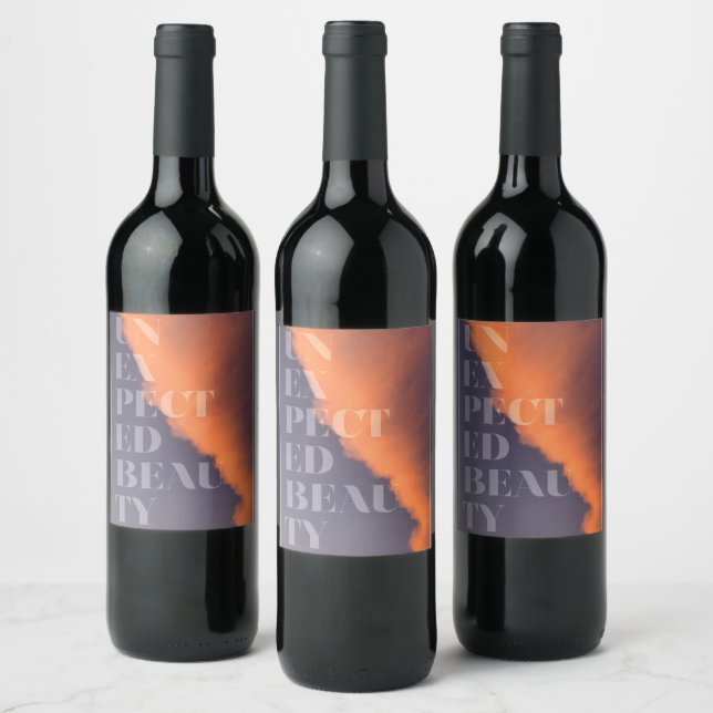 Rótulo De Garrafa De Cerveja Moderno, simples, design urbano de Beleza Inespera (Garrafas)