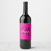 Monograma moderno minimalista, nome inicial rosa q