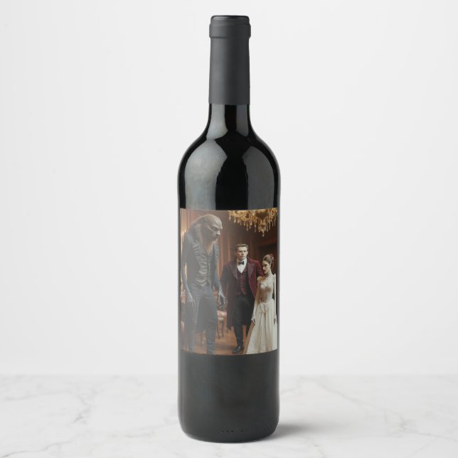 Rótulo De Garrafa De Cerveja Monstrous Soiree: Uma Noite Edwardiana (Frente)