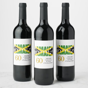 Rótulo De Garrafa De Cerveja Na moda JAMAICA 60º aniversário da Independênci