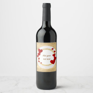 Rótulo De Garrafa De Cerveja Namorados Elegantes, Amor, Casamento de Aniversári