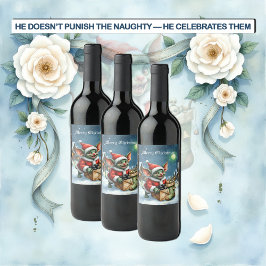 Rótulo De Garrafa De Cerveja Naughty List Delivery: The Goblin Clause Chronicle