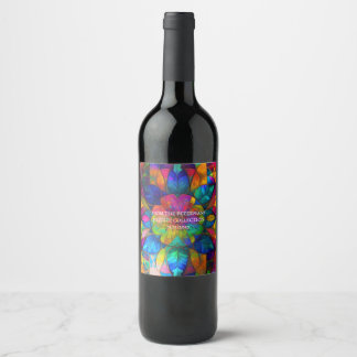 Rótulo De Garrafa De Cerveja NEO StainGlass