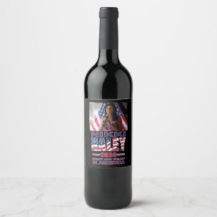 Rótulo De Garrafa De Cerveja Nikki Haley - 2024