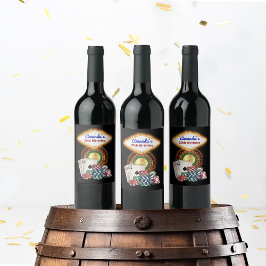 Rótulo De Garrafa De Cerveja Noite de Aniversário / Festa de Solteiro no Cassin