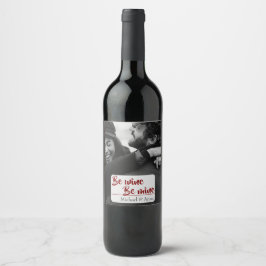 Rótulo De Garrafa De Cerveja Nossa História de Amor — Rótulo de Vinho com Foto