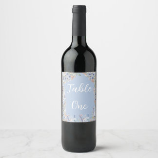 Rótulo De Garrafa De Cerveja Números de Tabela Personalizada de Casamento de Fl