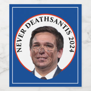 Rótulo De Garrafa De Cerveja Nunca a morteSantis o crânio