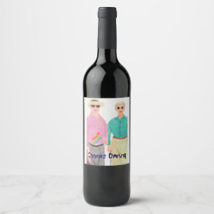 Rótulo De Garrafa De Cerveja O amor é o Dia de os namorados do Orgulho do Amor