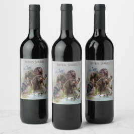 Rótulo De Garrafa De Cerveja O Boykin Spaniel