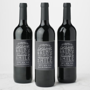 Rótulo De Garrafa De Cerveja O feliz ano novo personalizado rotulação do quad