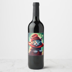Rótulo De Garrafa De Cerveja o gato mago