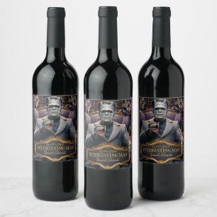 Rótulo De Garrafa De Cerveja "O Homem Mais Interessante Do Mundo, Personalizado