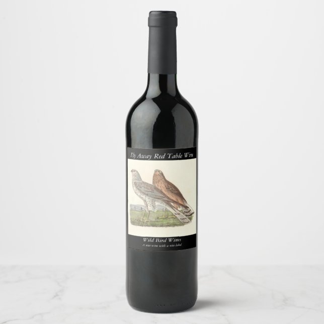 Rótulo De Garrafa De Cerveja O Norte Harrier NY Bird (Frente)