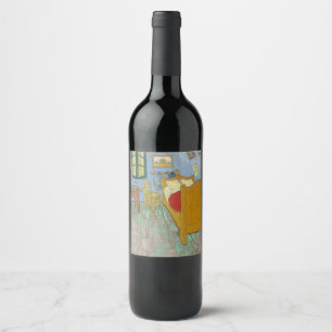 Rótulo De Garrafa De Cerveja O Quarto por Van Gogh