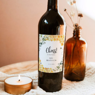 Rótulo De Garrafa De Cerveja O rótulo do vinho de chá de panela