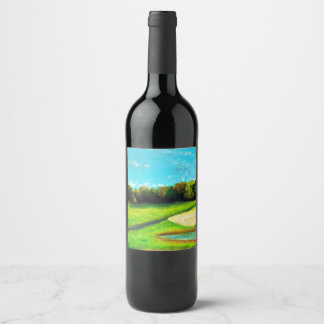 Rótulo De Garrafa De Cerveja O rótulo do vinho verde