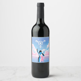 Rótulo De Garrafa De Cerveja O Sinal Trans