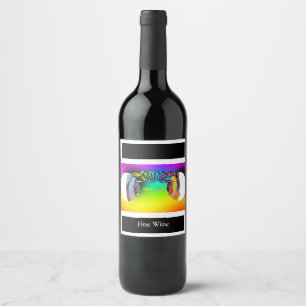 Rótulo De Garrafa De Cerveja ÓCULOS DE SOL Logotipo