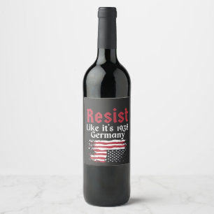 Rótulo De Garrafa De Cerveja Oficial resiste como se fosse 1938 Alemanha resist
