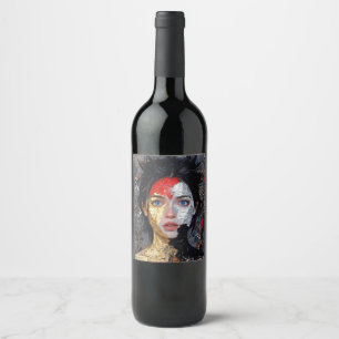 Rótulo De Garrafa De Cerveja Olhos da Brasa – “Retrato de Brasas”