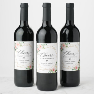 Rótulo De Garrafa De Cerveja Os elogios ao elegante moderno do casamento coram